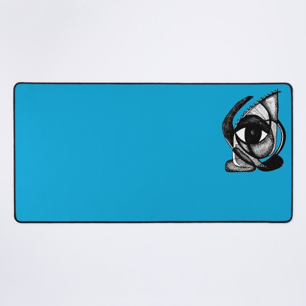 Item preview, "I see you" - African Symbolic Surrealist Art - Blue designed and sold by Tony Cisse.
