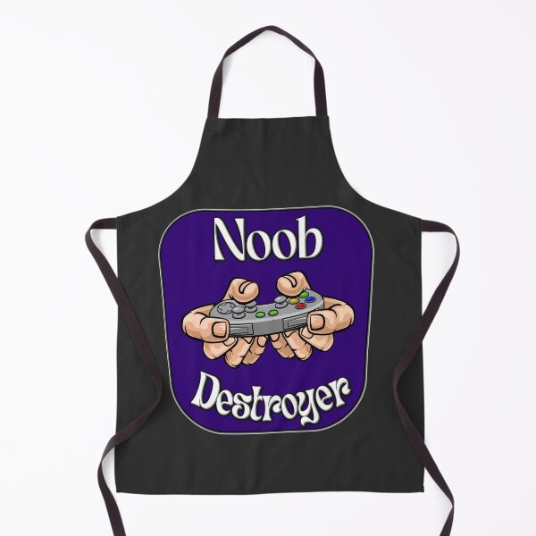 Item preview, Noob destroyer with controller in purple. Funny gaming quote. designed and sold by AEROSPACE-IND.