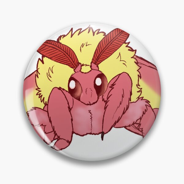 Item preview, rosy maple moth designed and sold by corvidarts.