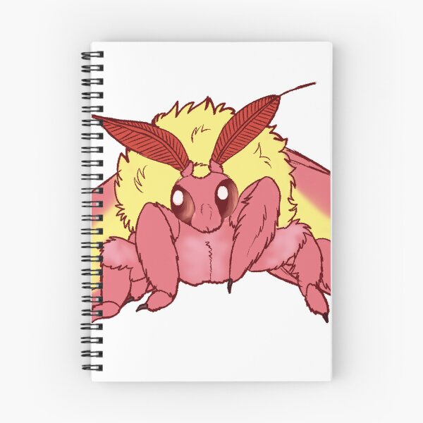 Item preview, rosy maple moth designed and sold by corvidarts.
