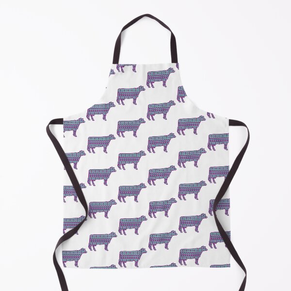 Item preview, Dairy Cow with Purple Southwest Pattern designed and sold by Sam Morrison.