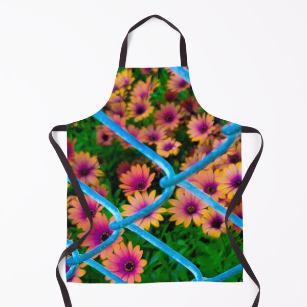 Item preview, Chain link art | Fence and flowers | Photography art | See Through The Barrier designed and sold by Hexxyl.