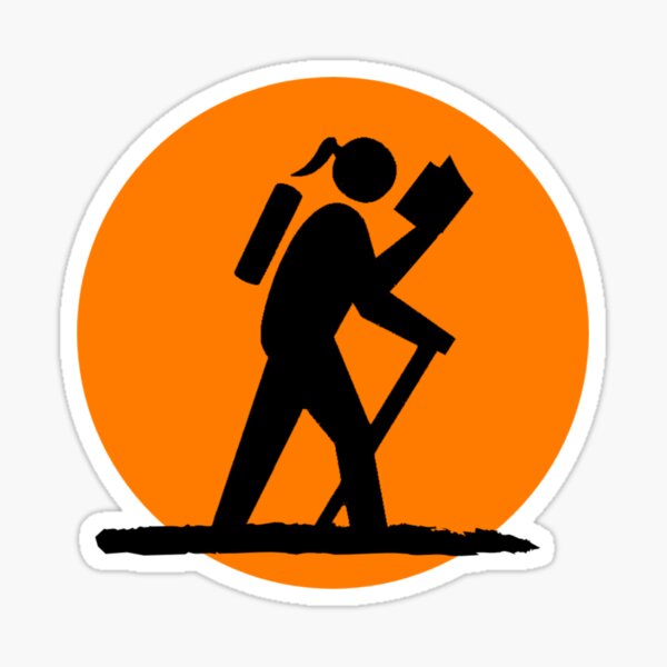 Outdoor Book Club Sticker