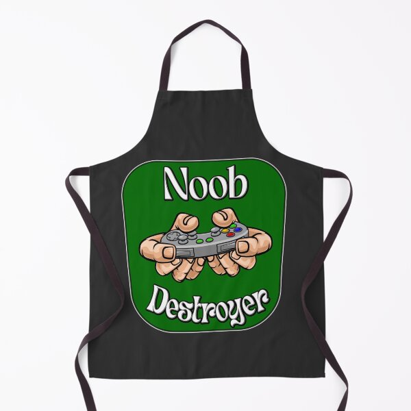 Item preview, Noob destroyer with controller in green. Funny gaming quote. designed and sold by AEROSPACE-IND.