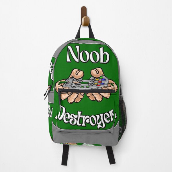 Item preview, Noob destroyer with controller in green. Funny gaming quote. designed and sold by AEROSPACE-IND.