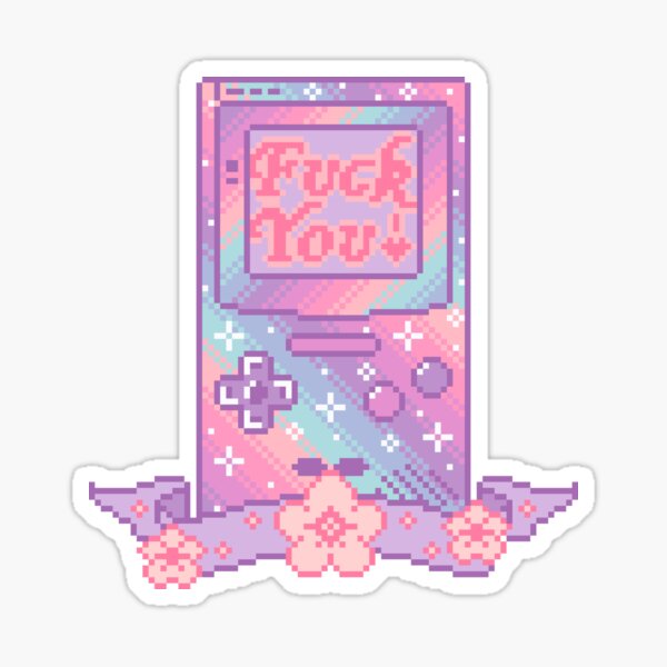 Item preview, Galaxy Handheld Pixel Art designed and sold by AlleenasPixels.