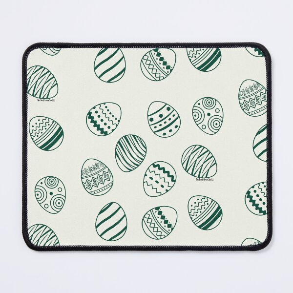 Item preview, Easter Egg Pattern - Dark Green & Ivory designed and sold by DarkGreenSoul.