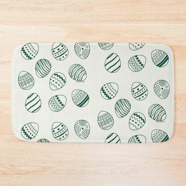 Item preview, Easter Egg Pattern - Dark Green & Ivory designed and sold by DarkGreenSoul.