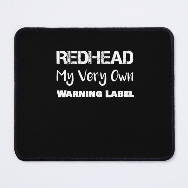 Item preview, Women Red Hair Warning Label designed and sold by rachidhaz.