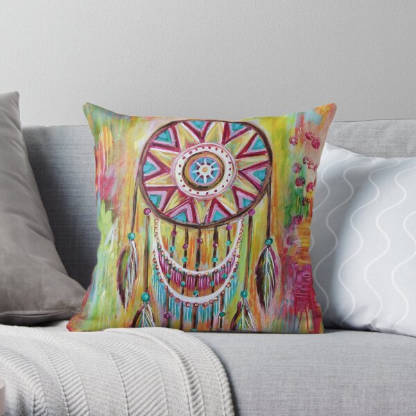 Catching Dreams Throw Pillow