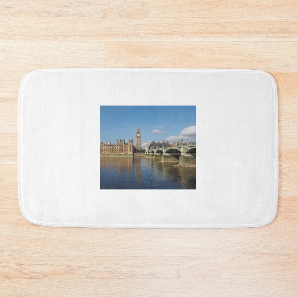 Item preview, Houses of Parliament aka Westminster Palace and Westminster Bridge over River Thames in London, UK designed and sold by europephotos.