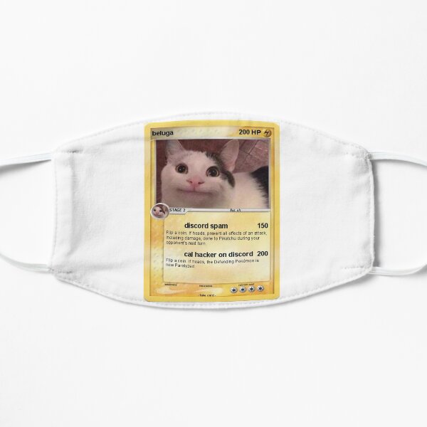 Beluga Cat  Face Masks for Sale