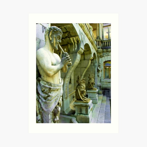 Pan and his Friends at Massandra Palace1 Art Print
