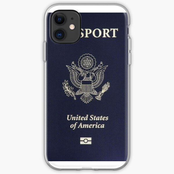 Us passport iPhone Soft Case