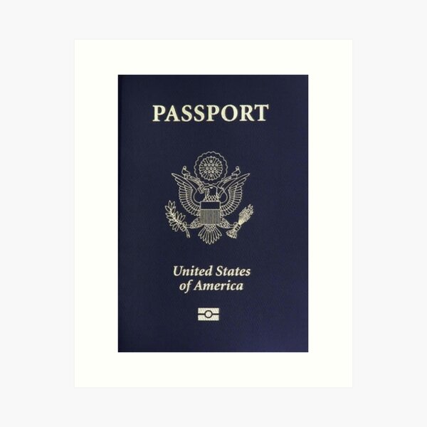 Australian Passport Cover Art Print