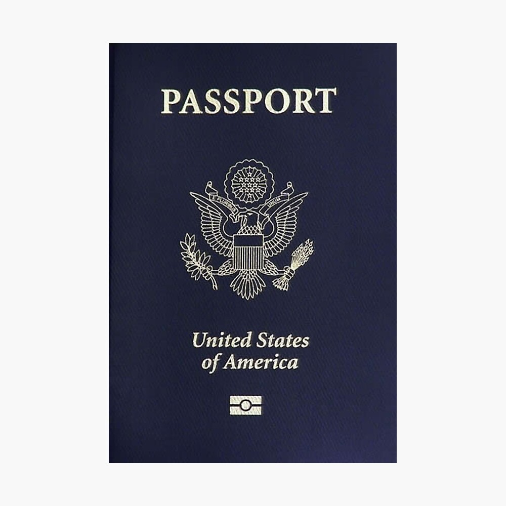 American Passport Cover Greeting Card
