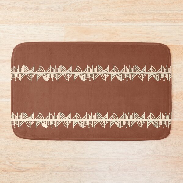 Item preview,  Mudcloth Pattern Minimalist  Abstract  Terracotta  Boho  Pattern designed and sold by zedonee.