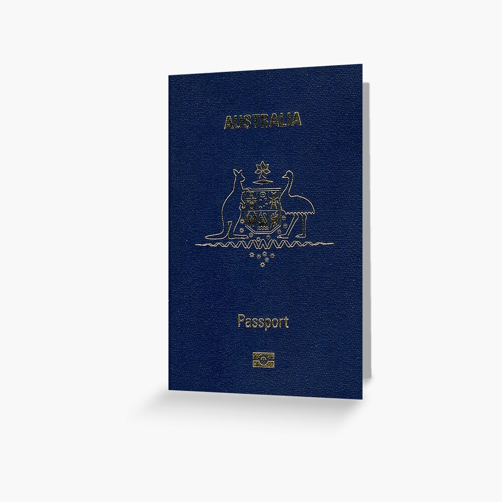 Australian Passport Cover Art Print