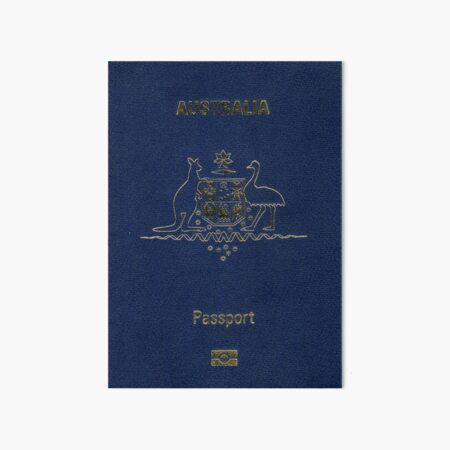 Australian Passport Cover Art Print