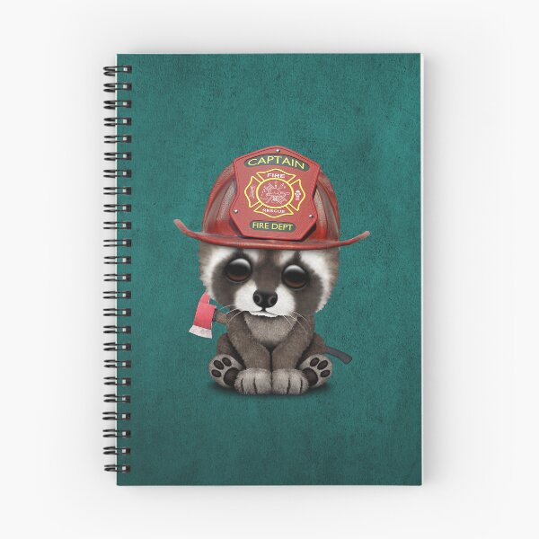 Item preview, Cute Baby Raccoon Firefighter designed and sold by JeffBartels.