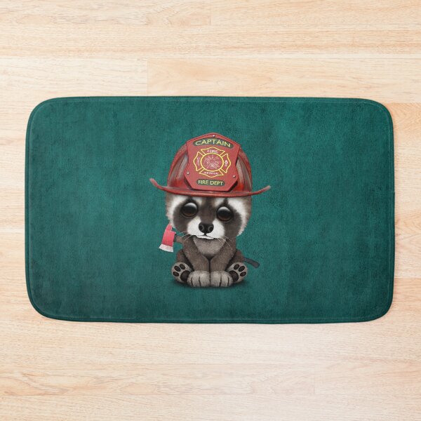 Item preview, Cute Baby Raccoon Firefighter designed and sold by JeffBartels.