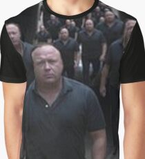 Alex jones and his minions prepare to vaporize you Graphic T-Shirt