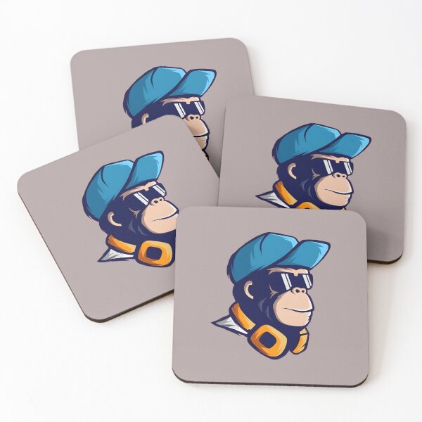 Item preview,  Monkey with Headphones and cap Classic-dj designed and sold by AbdoShop10.