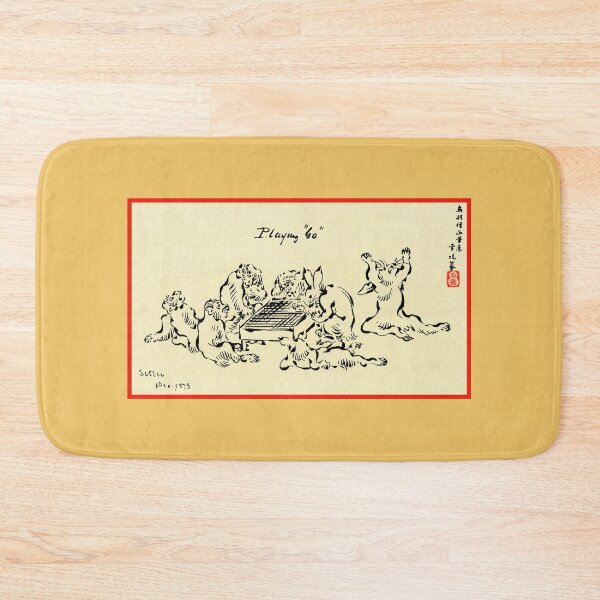 Item preview, Monkeys and Rabbits Playing Go | Go | Igo | Baduk | Weiqi | Go Humor designed and sold by DastardLee.