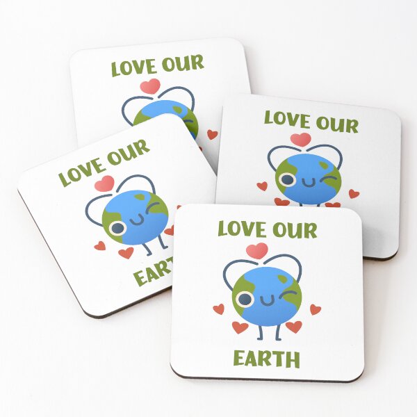 Item preview, Love Our Earth Cute Earth designed and sold by HappyLifeCreate.