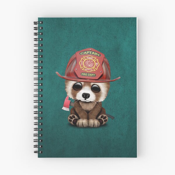 Item preview, Cute Baby Red Panda Firefighter designed and sold by JeffBartels.