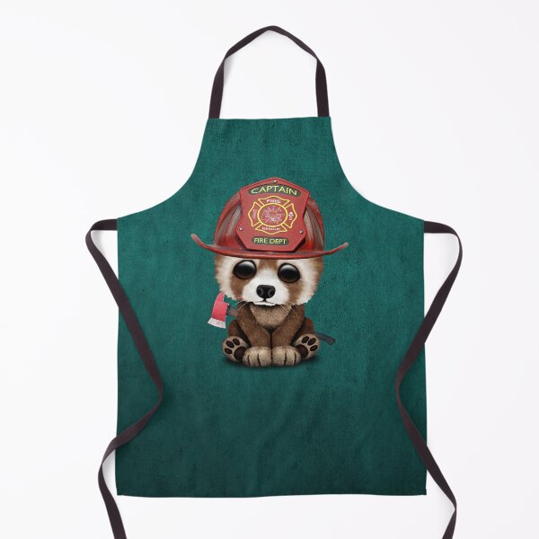 Item preview, Cute Baby Red Panda Firefighter designed and sold by JeffBartels.