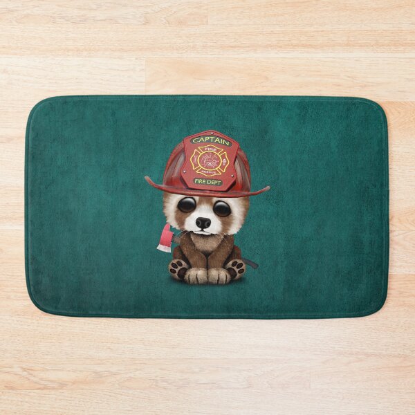 Item preview, Cute Baby Red Panda Firefighter designed and sold by JeffBartels.