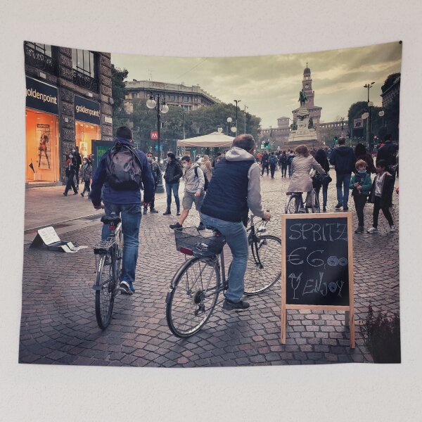 Item preview, Biking in Milano, Italy  designed and sold by eleonoraingrid.