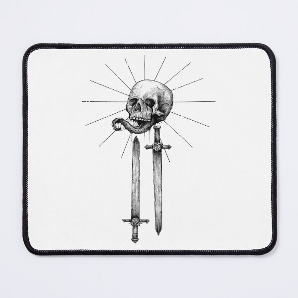 Item preview, Skull with two swords designed and sold by CorvinnusBlood.