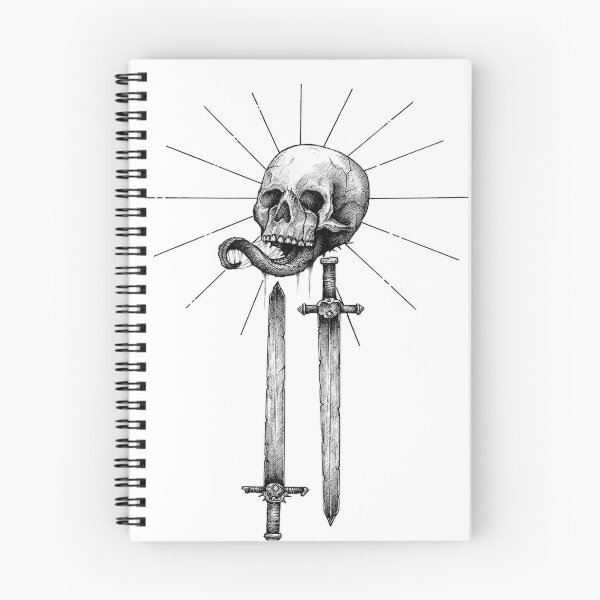 Item preview, Skull with two swords designed and sold by CorvinnusBlood.