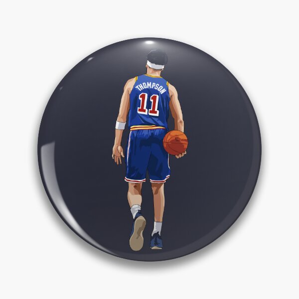 Item preview, Klay Thompson Vector Back with Ball Qiangy designed and sold by qiangdade.