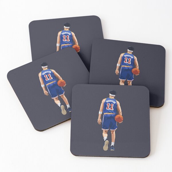 Item preview, Klay Thompson Vector Back with Ball Qiangy designed and sold by qiangdade.
