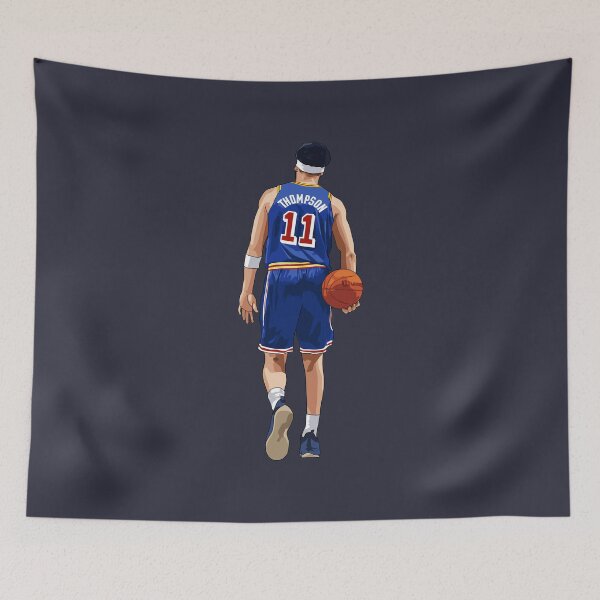 Item preview, Klay Thompson Vector Back with Ball Qiangy designed and sold by qiangdade.