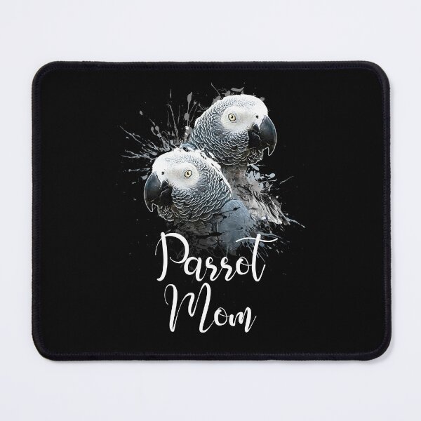 Item preview, Color Splatter African Grey Parrot Mom Black designed and sold by Alienphysique.
