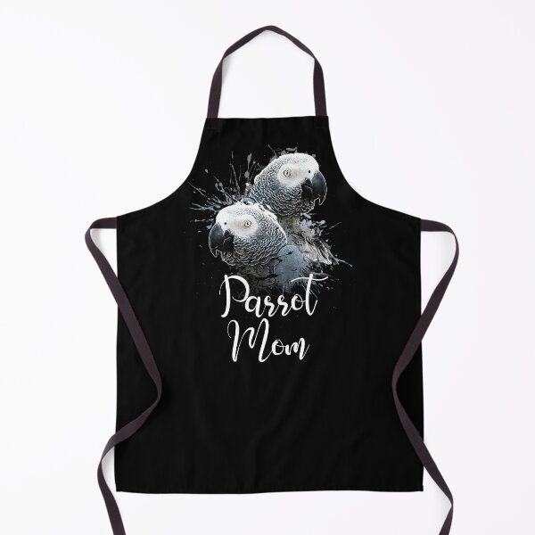 Item preview, Color Splatter African Grey Parrot Mom Black designed and sold by Alienphysique.