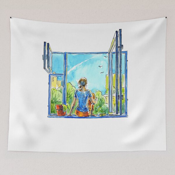 Item preview, Washing windows designed and sold by Irina Ivanova.