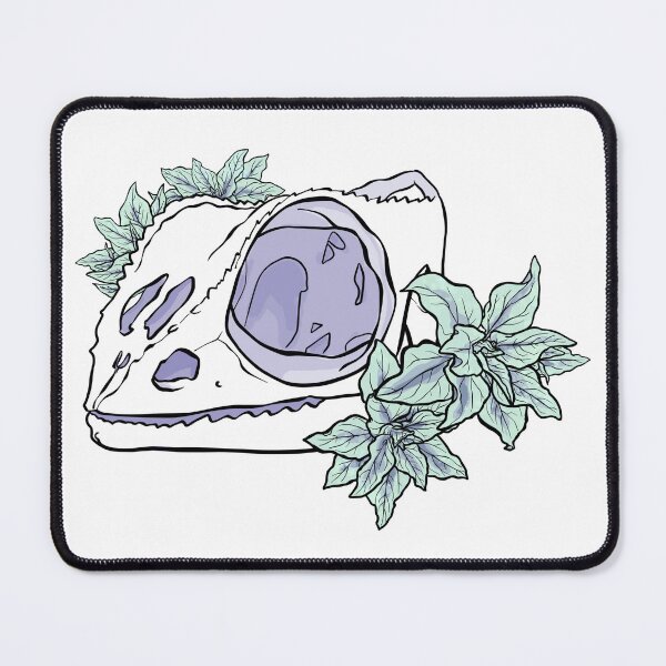 Item preview, Chameleon skull designed and sold by Nicole Milkintas.