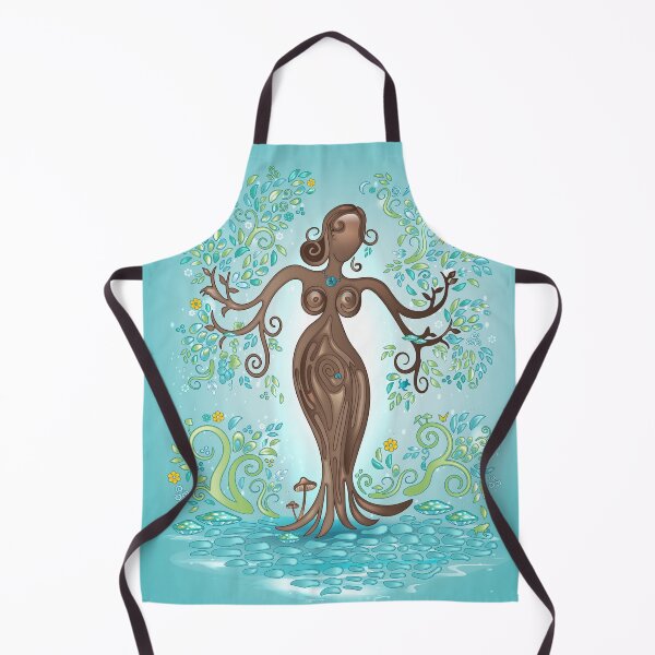 Artikelvorschau, Lady Goddess Tree - Blaugrün BG entworfen und verkauft von serenaking.