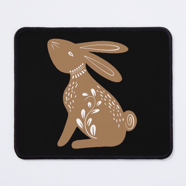 Item preview, Milk Chocolate Easter Bunny With Flowers Design designed and sold by EarthArtDesigns.