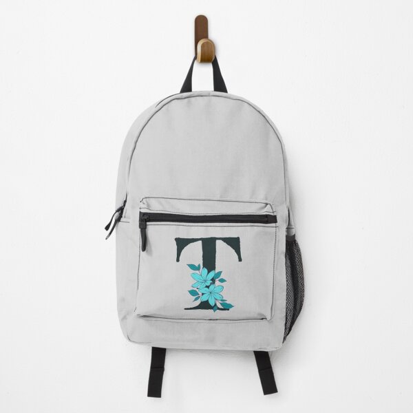 Item preview, Blue floral T monogram designed and sold by Coffee Lifestyle.