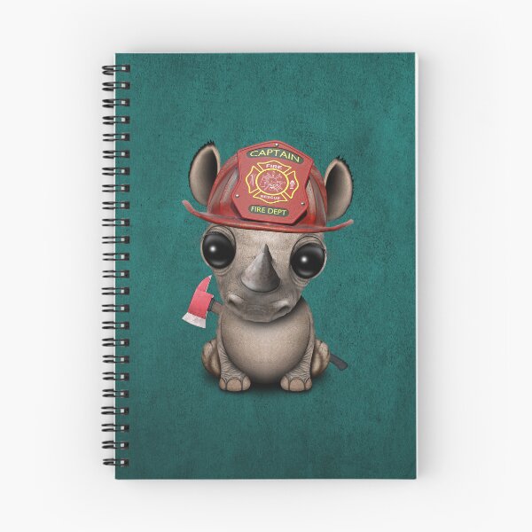 Item preview, Cute Baby Rhino Firefighter designed and sold by JeffBartels.