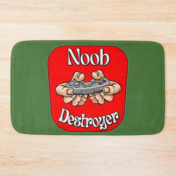 Item preview, Noob destroyer with full control in red and white. Funny gaming quote.  designed and sold by AEROSPACE-IND.