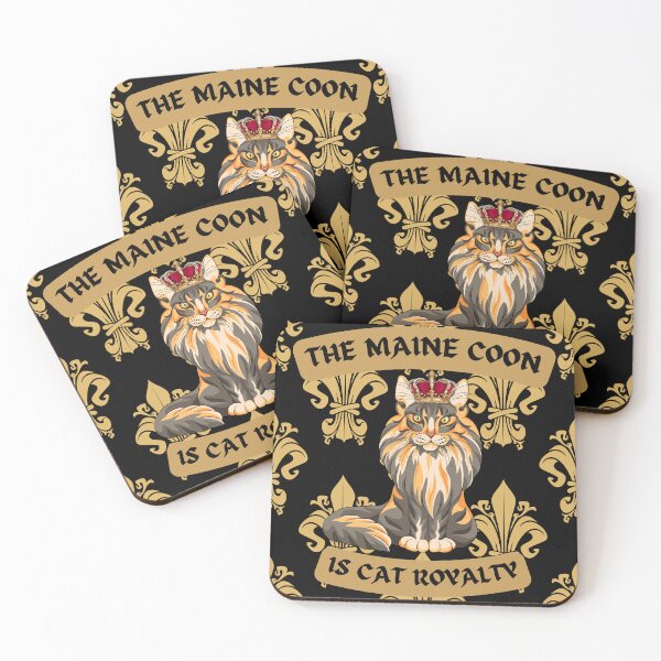 Item preview, Maine coon king designed and sold by Quotes-and-plus.