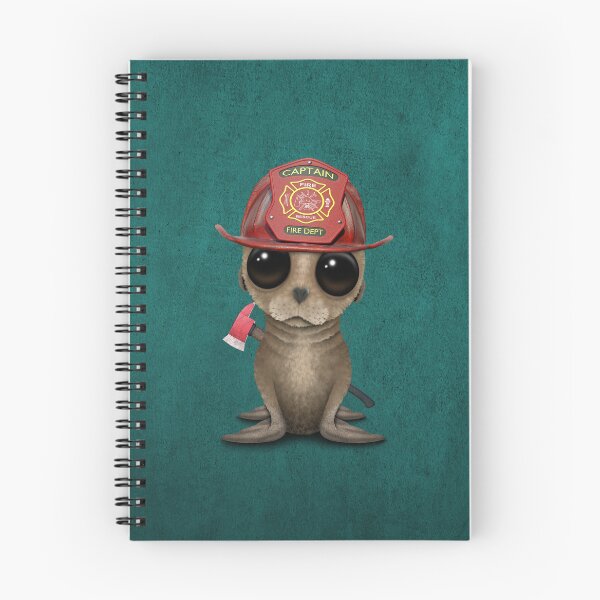 Item preview, Cute Baby Sea Lion Firefighter designed and sold by JeffBartels.