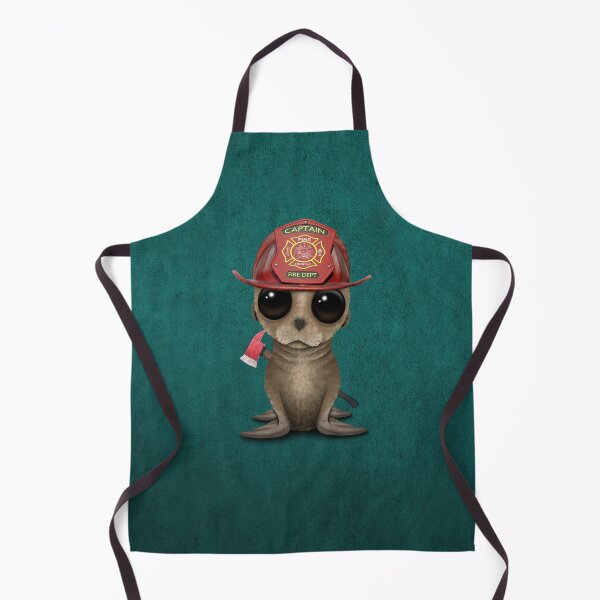 Item preview, Cute Baby Sea Lion Firefighter designed and sold by JeffBartels.